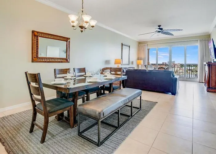 Apartment Luxury 5 Star Waterfront 3 Bdr 2 Bath Pool Hot-tub Panoramic Gulf And Intracoastal Waterway Views